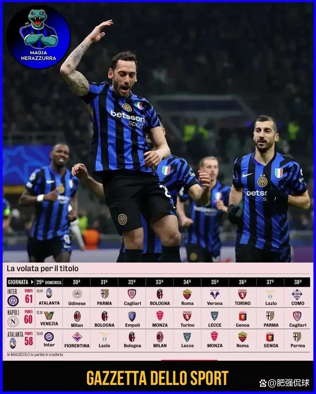 国米领跑积分榜，卡利亚里击败博洛尼亚