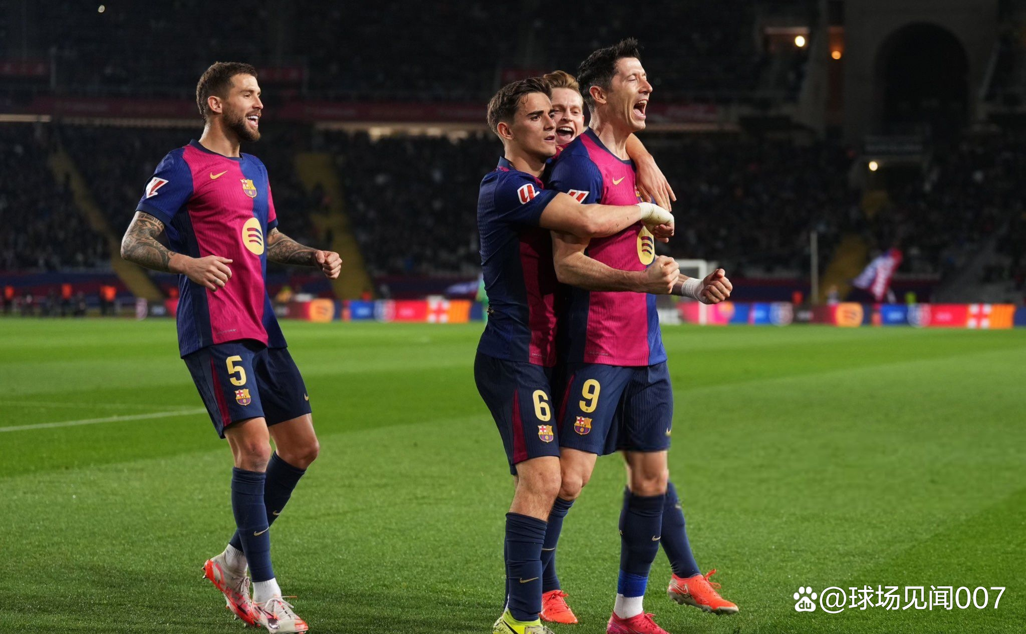 巴塞罗那出色表现，轻松击败巴列卡诺